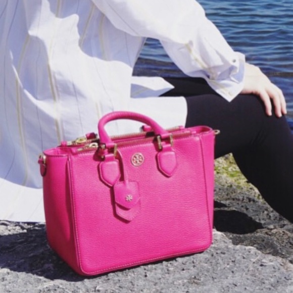 TORY BURCH Landon Mini Square Tote Satchel - Picture 7 of 7